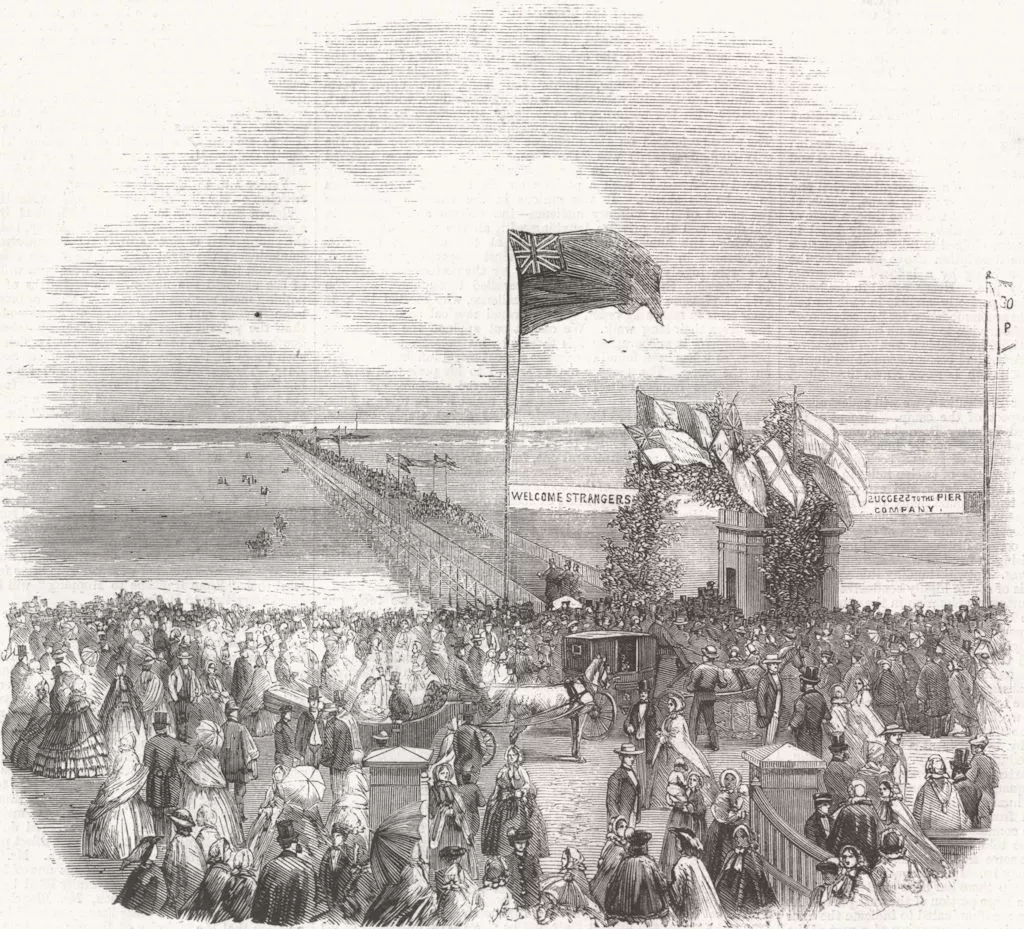 Southport Pier Opening Ceremony, 1860